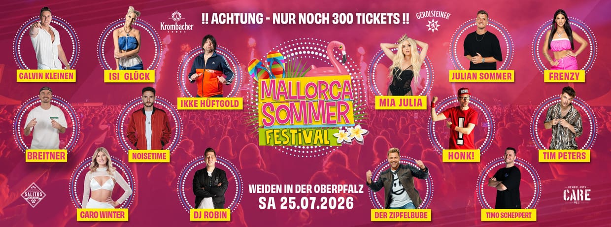 Mallorca Sommer Festival Weiden 2026