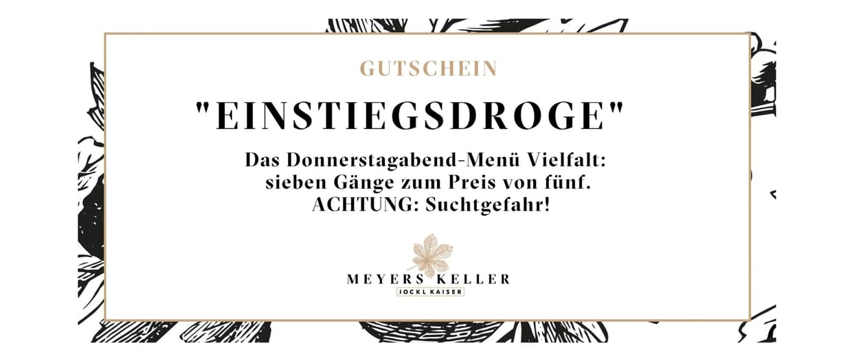 Gutschein "Einstiegsdroge"