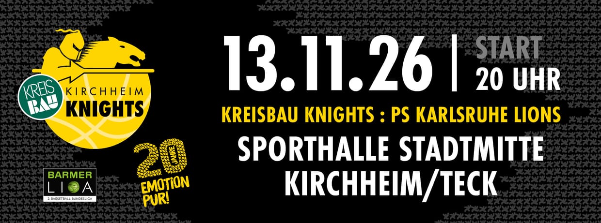 Kreisbau Knights vs. PS Karlsruhe LIONS