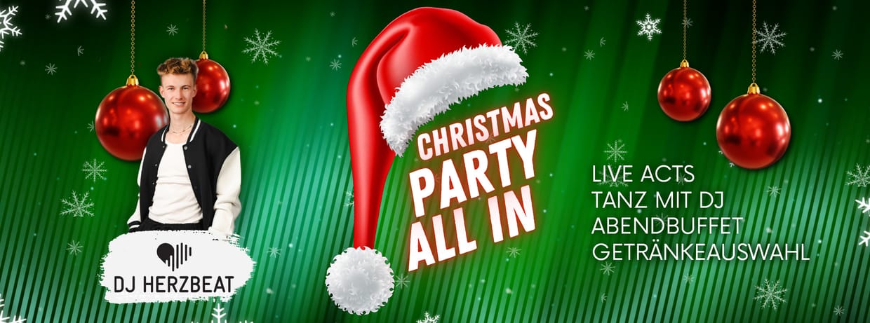 Christmas Party All In mit DJ Herzbeat