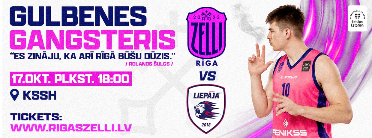 Rīgas Zeļļi vs BK “Liepāja"
