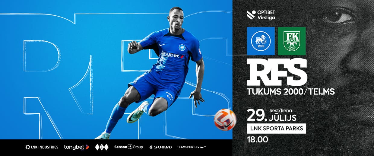 Optibet Virslīga: RFS - Tukums 2000/Telms