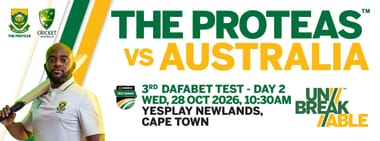 South Africa vs Australia - Day 2