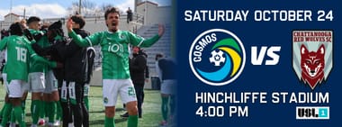 Cosmos vs. Chattanooga Red Wolves SC
