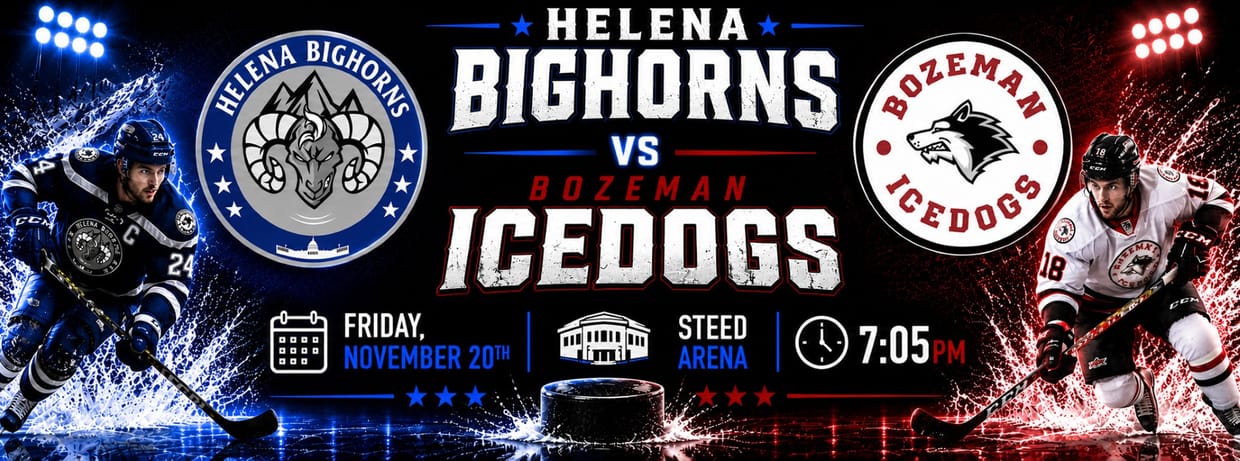 Helena Bighorns vs Bozeman Icedogs