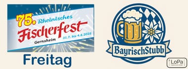 Freitag | Bayrisch Stubb und Strecks Biergarten auf dem Fischerfest 2025