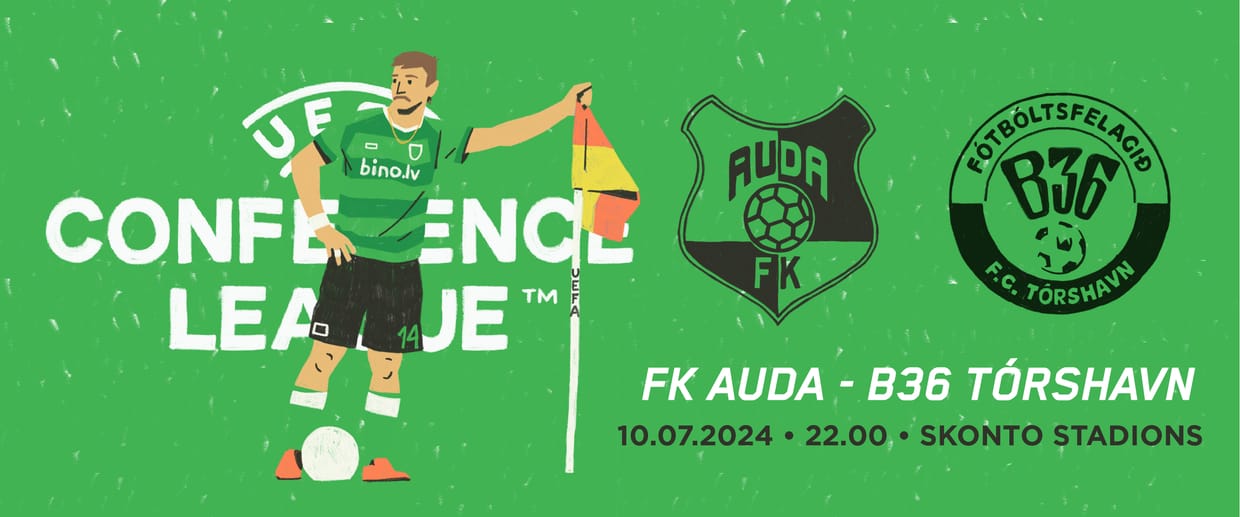 UEFA Konferences līga: FK AUDA – B36 TÓRSHAVN
