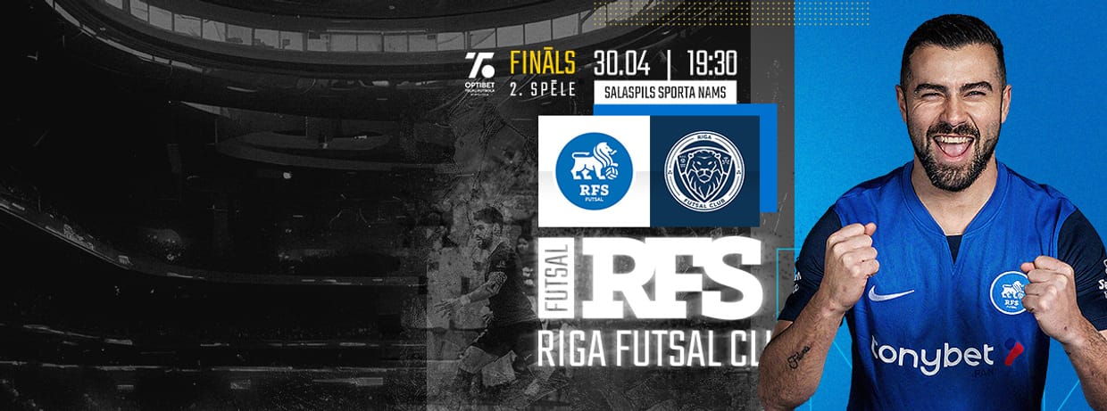 Fināla 2. spēle: RFS Futsal - Riga Futsal Club