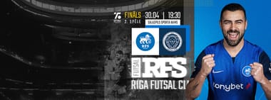 Fināla 2. spēle: RFS Futsal - Riga Futsal Club