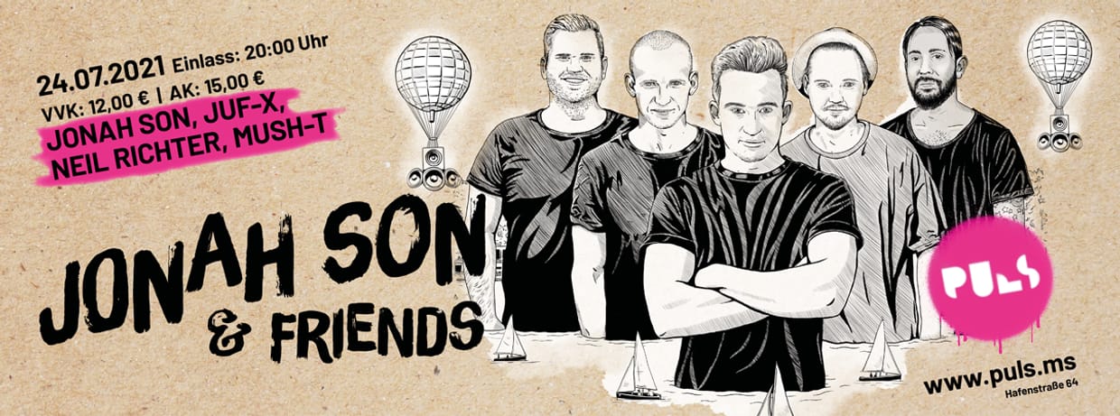 JONAH SON & Friends | 24.07.2021 | PULS Münster