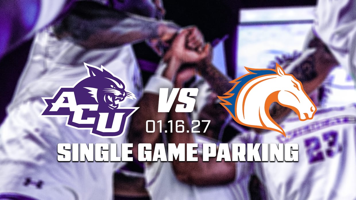 ACU MBB vs UTA Single Game Parking