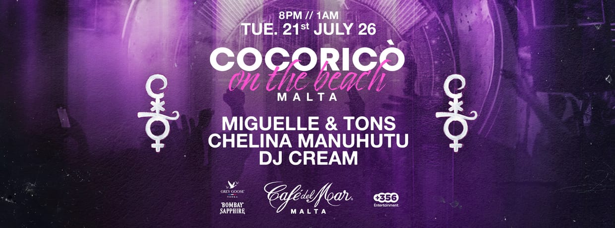 Cocorico Present Miguelle & Tons - 21th July 2026