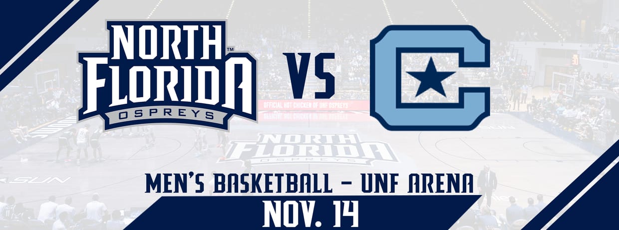 UNF Men's Basketball vs. Citadel Bulldogs