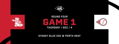 ROUND 4 | Game 1 vs. Sydney Blue Sox (Emergency Services Recognition)
