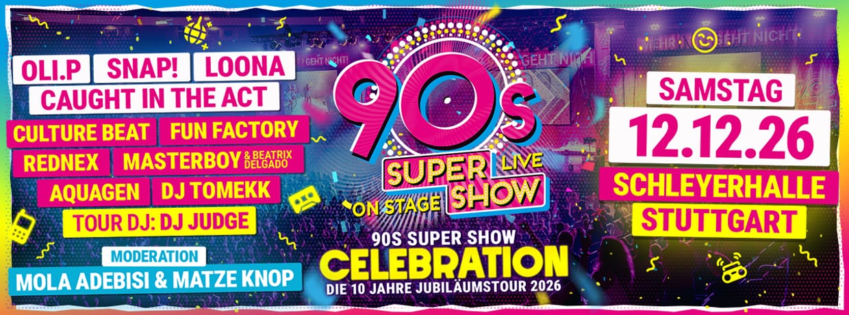 90s Super Show Stuttgart 2026