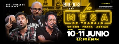 LA MESA DE TRABAJO EN VIVO EN MERO BAR