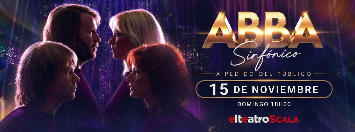 ABBA SINFÓNICO DOMINGO 15 NOVIEMBRE 18:00