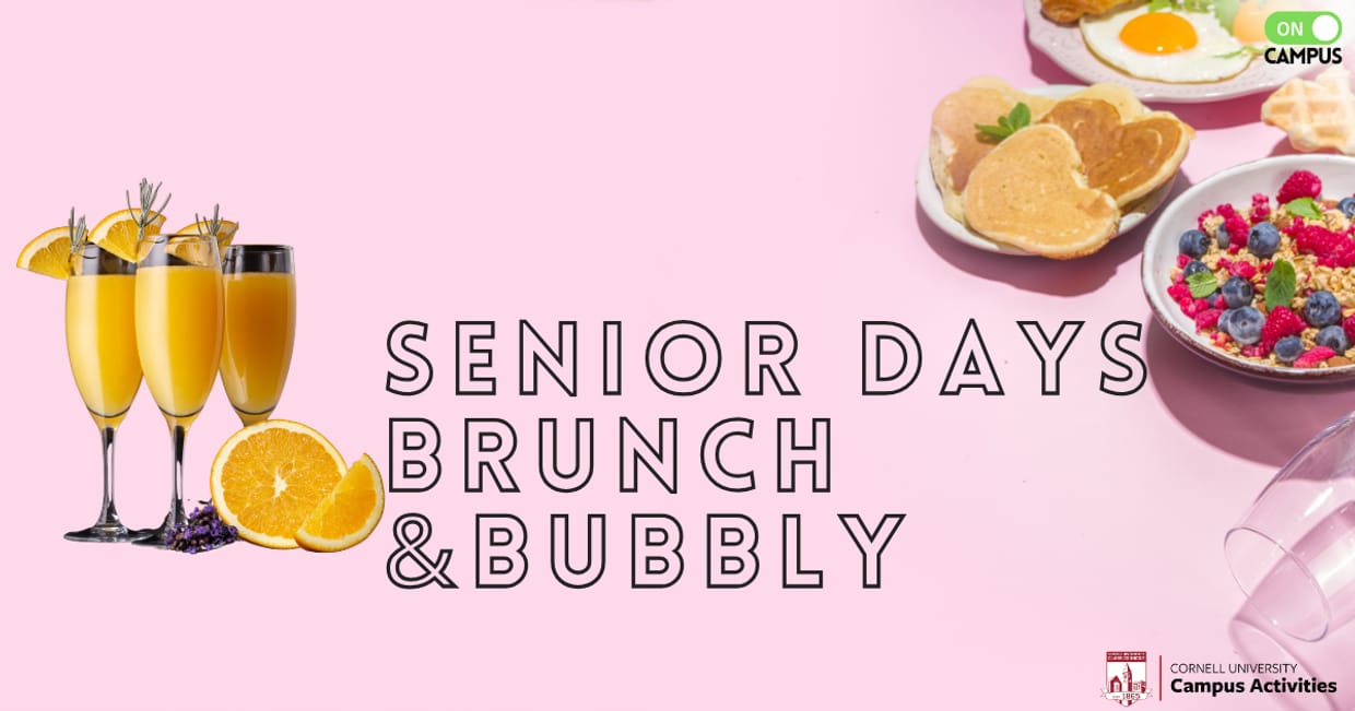 Senior Days- Brunch and Bubbly (Wednesday)