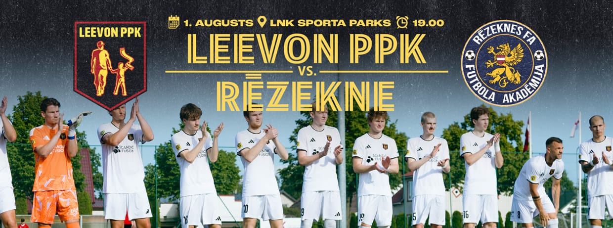 LVBET līga: Leevon PPK - Rēzekne
