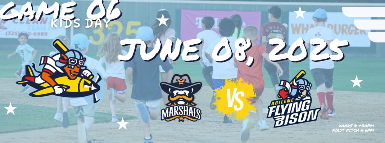 JUNE 8TH - Fort Smith Marshals vs. Abilene Flying Bison