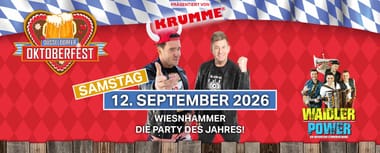 Sa, 12.09. WIESNHAMMER präsentiert von KRUMME