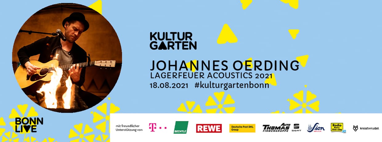 JOHANNES OERDING – LAGERFEUER  ACOUSTICS 2021 | BonnLive Kulturgarten