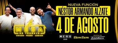 LA MESA DE TRABAJO EN VIVO EN MERO BAR