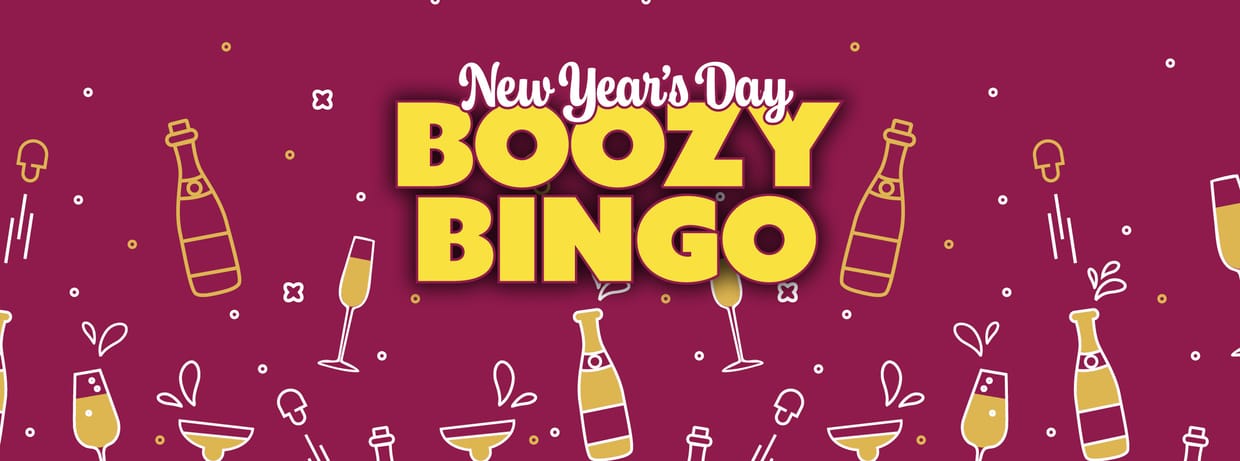 New Years Day Boozy Bingo!