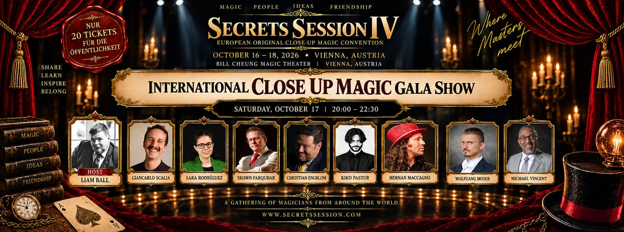 International Magic Gala Show – Secrets Session