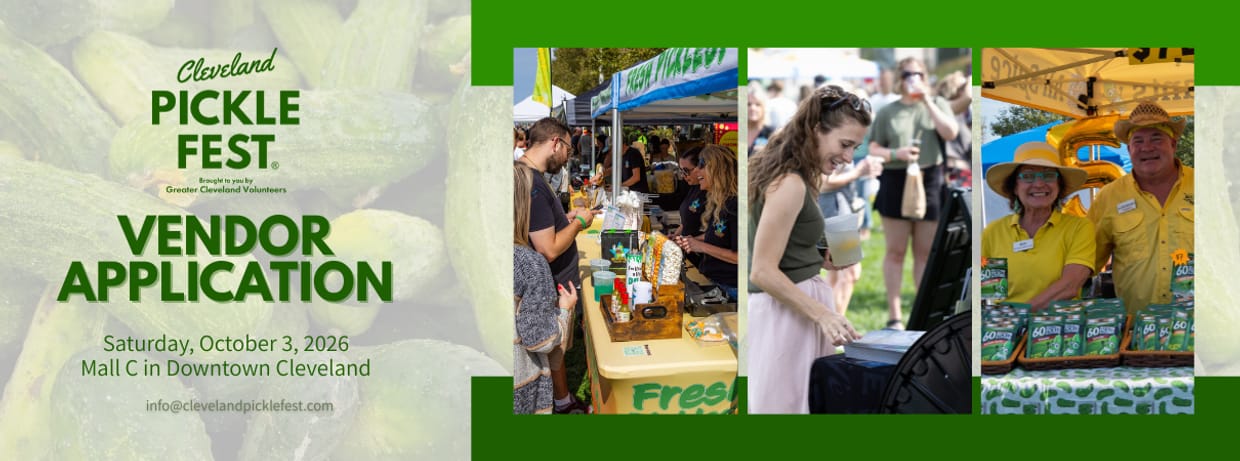 Cleveland Pickle Fest Vendor Registration 2026