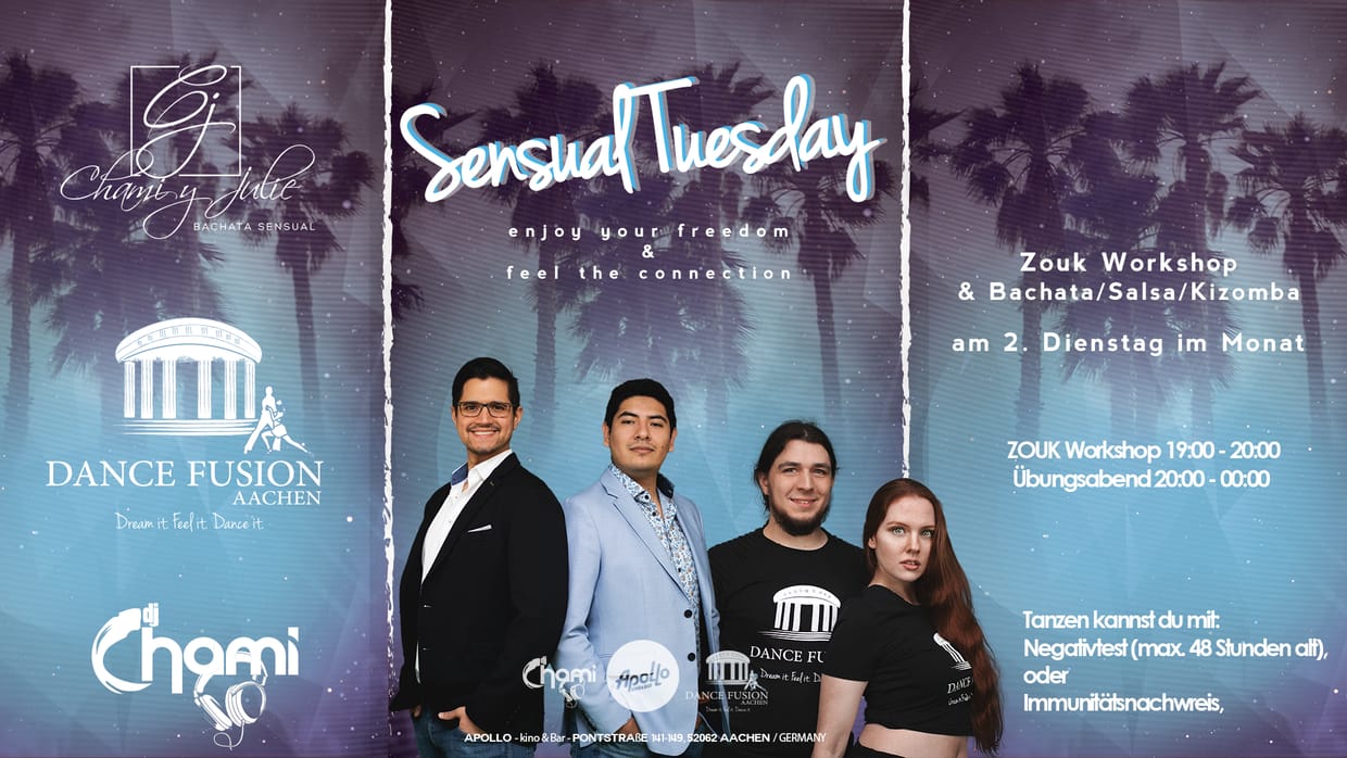 Sensual Tuesday Übungsabend - 1 Areas, 2 DJs