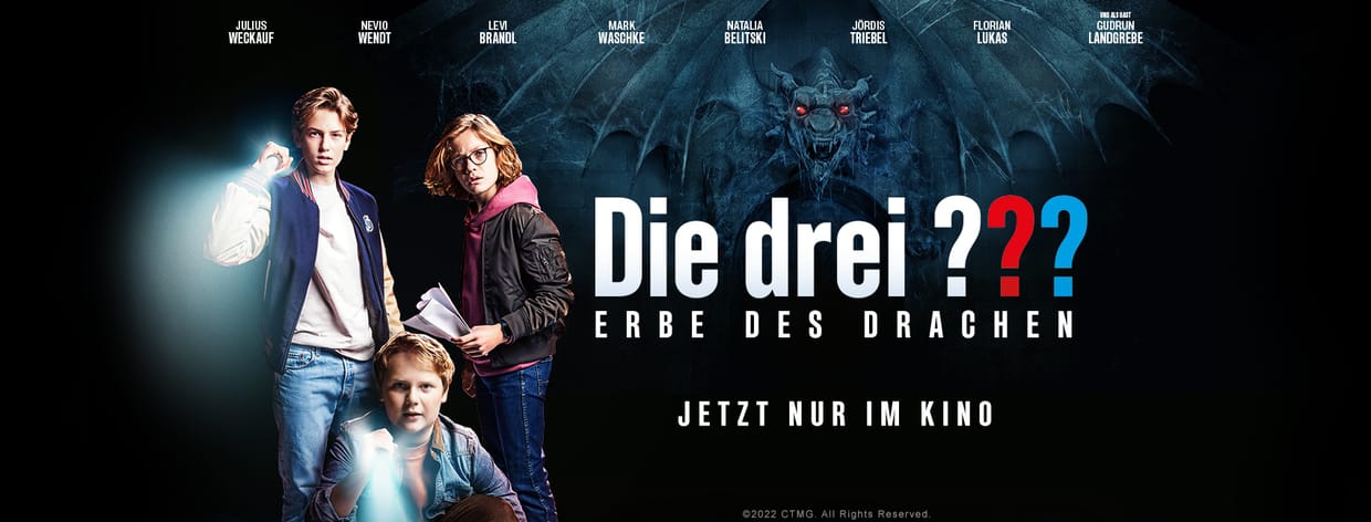 Kino: Die drei ??? - Erbe des Drachen