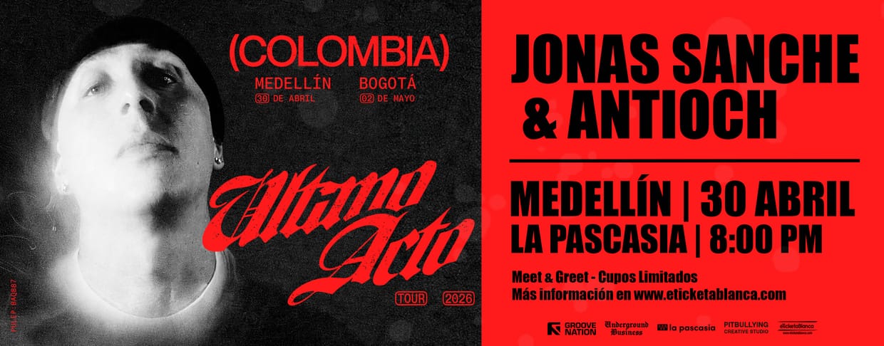 Evento Cancelado: JONAS SANCHE & ANTIOCH - ÚLTIMO ACTO TOUR 2026