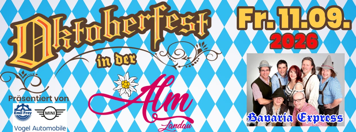 Oktoberfest 2026 - Bavaria Express