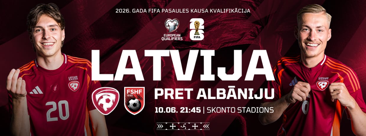 Latvija - Albānija