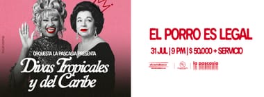 ORQUESTA LA PASCASIA PRESENTA EL PORRO ES LEGAL: DIVAS TROPICALES Y DEL CARIBE