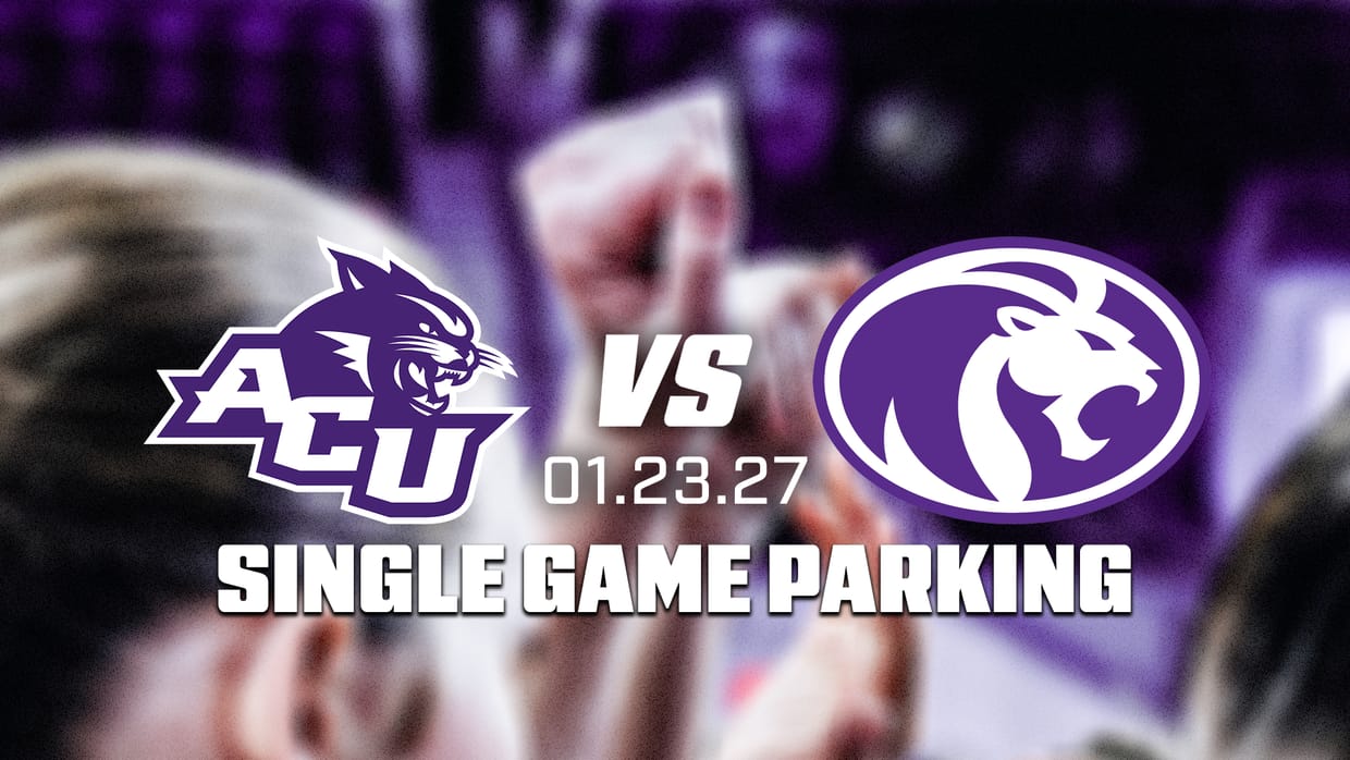 ACU WBB vs North Alabama Single Game Parking