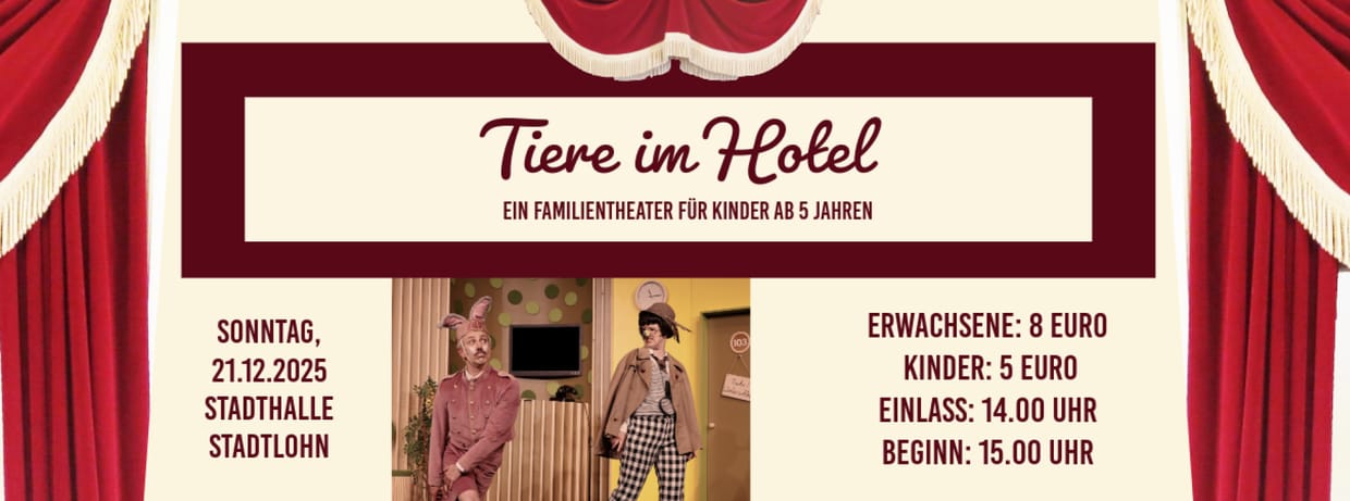 Kindertheater "Tiere im Hotel"