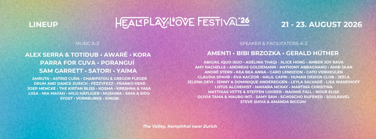 Heal Play Love Festival 2026