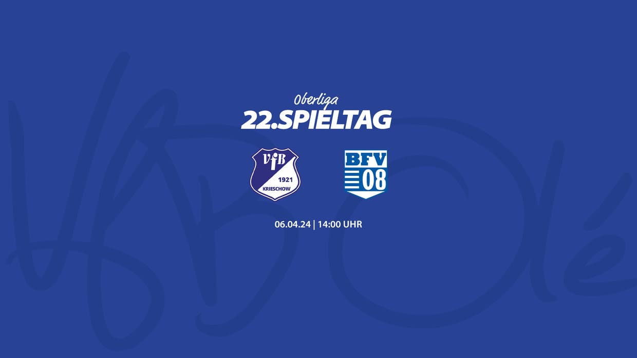 22. Spieltag VfB Krieschow - Bischofswerdaer FV