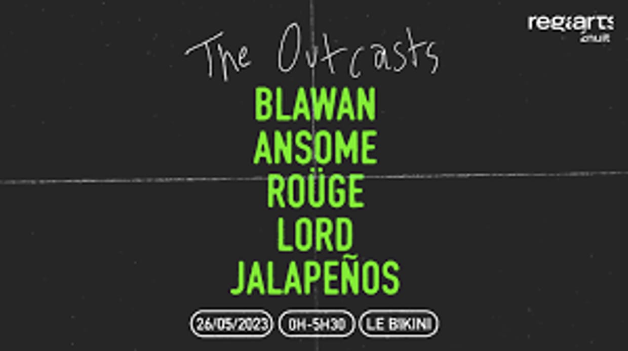 The Outcasts w/ Blawan, Ansome, Roüge & more Copy