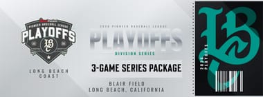 Long Beach Coast 3-Game Division Series Package - BUY 2. GET GAME 3 FREE.
