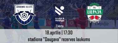 Tonybet Virslīga: Grobiņas SC/LFS - FK Liepāja