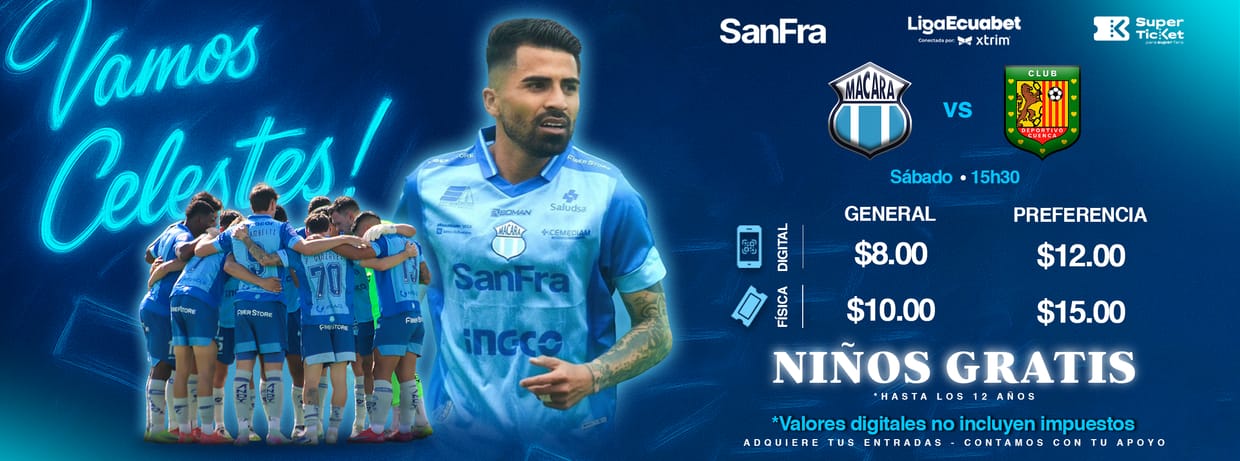 HINCHADA VISITANTE C.D. MACARÁ VS DEPORTIVO CUENCA