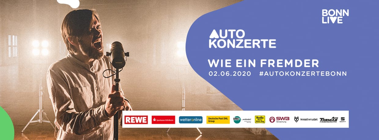 Wie ein Fremder (Premiere) & Live-Musik von SCHWARZ & Gästen  | BonnLive Autokonzerte