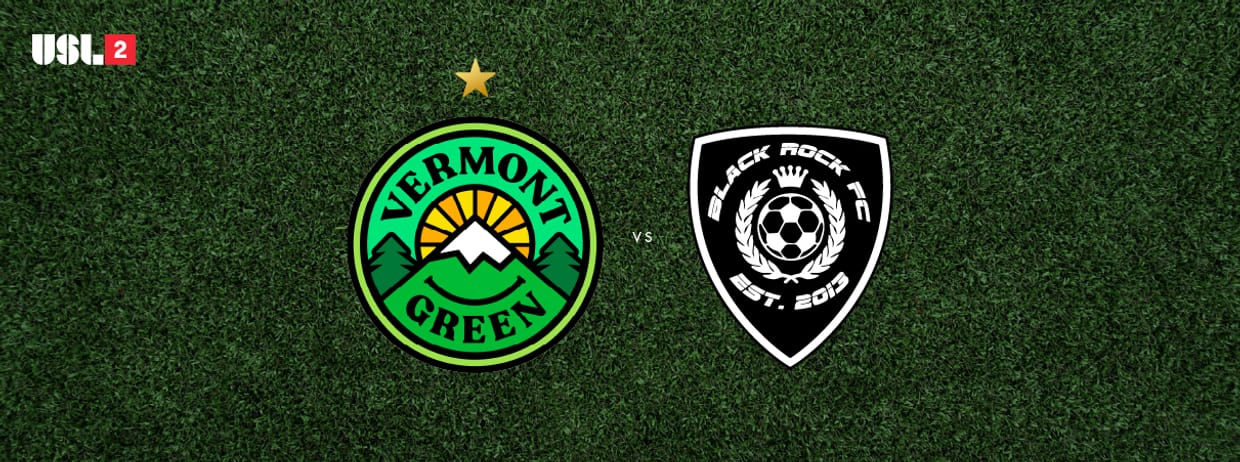 Vermont Green FC Men vs Black Rock FC