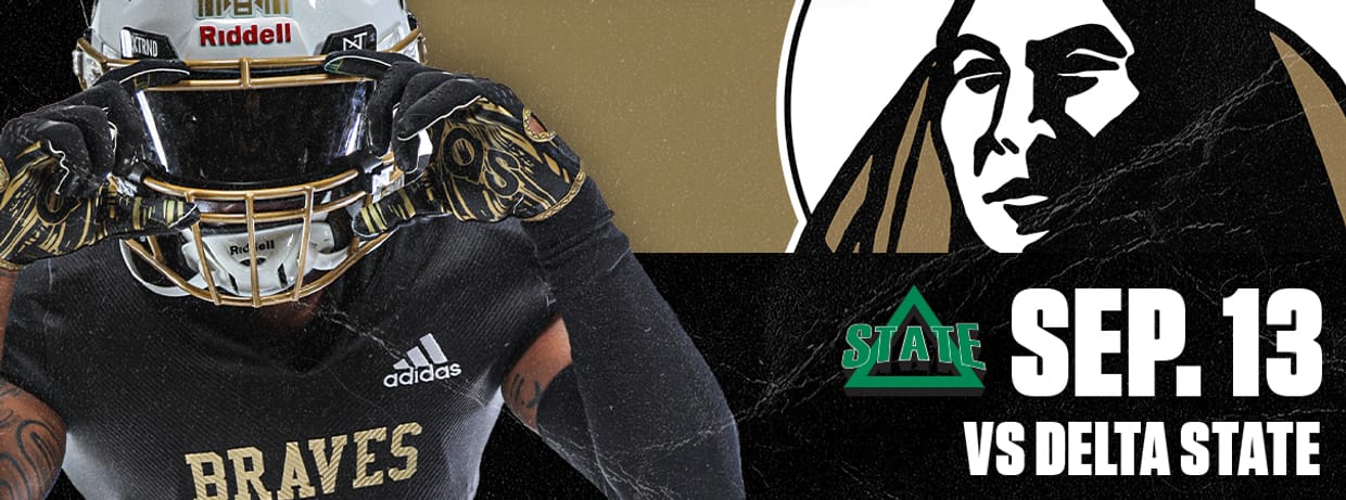 UNCP Braves Football Vs Delta State