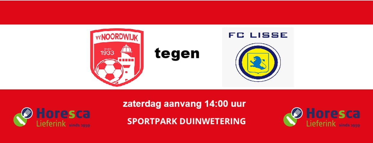 vv Noordwijk - FC Lisse