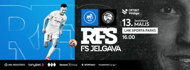 Optibet Virslīga: RFS - FS Jelgava