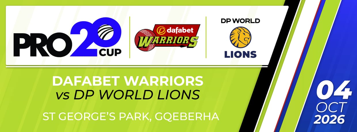 Dafabet Warriors vs DP World Lions